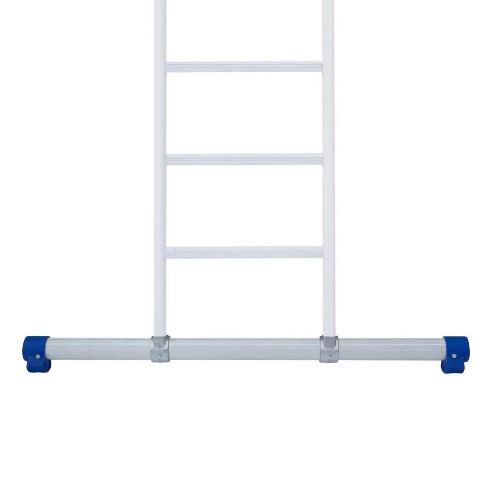 Eurostairs Eurostairs driedelige ladder 3x10 sporten met stabiliteitsbalk