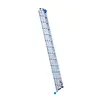 Eurostairs Eurostairs driedelige ladder 3x12 sporten met stabiliteitsbalk