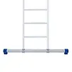 Eurostairs Eurostairs driedelige ladder 3x12 sporten met stabiliteitsbalk