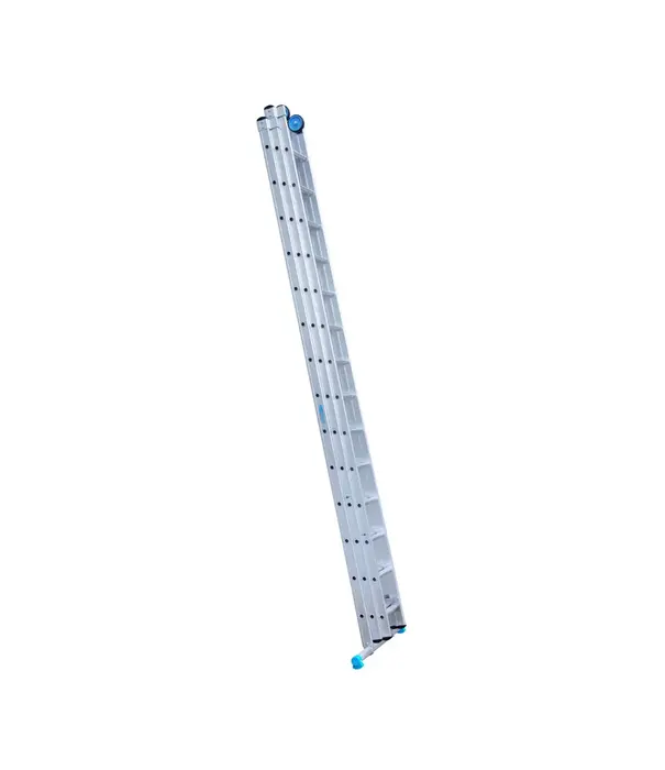 Eurostairs Eurostairs Anlegeleiter 3-teilig mit Traverse 3x14 Sprossen