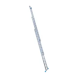 Eurostairs Eurostairs driedelige ladder 3x14 sporten met stabiliteitsbalk