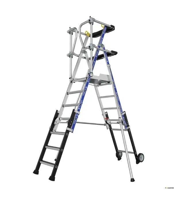 Tubesca - Comabi Tubesca Sherpascopic telescopische werktrap 5-7 treden