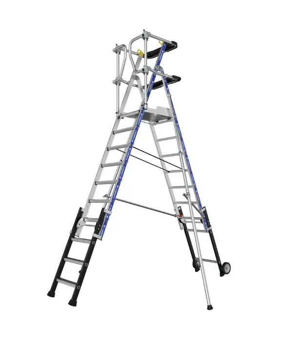 Tubesca - Comabi Tubesca Sherpascopic telescopische werktrap 8-10 treden