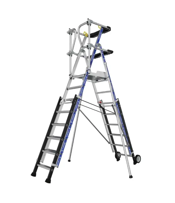 Tubesca - Comabi Tubesca Sherpascopic telescopische werktrap 8-10 treden
