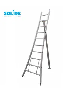 Solide plukladder 10 sporten - 275 cm