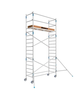 Échafaudage roulant Basic 90x190 hauteur de travail 6,2 m