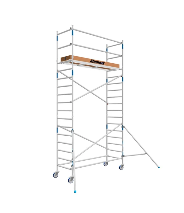 Alumexx Échafaudage roulant Basic 90x190 hauteur de travail 6,2 m