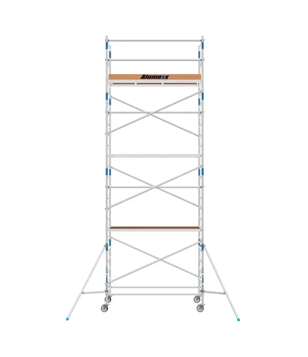 Alumexx Échafaudage roulant Basic 90x190 hauteur de travail 8,2 m