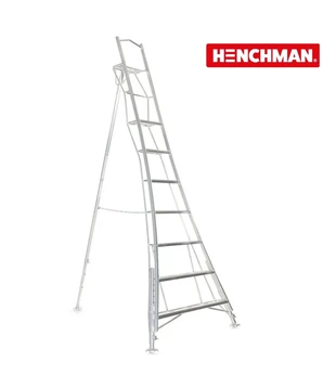 Henchman driepootladder 300 cm met 3 verstelbare poten