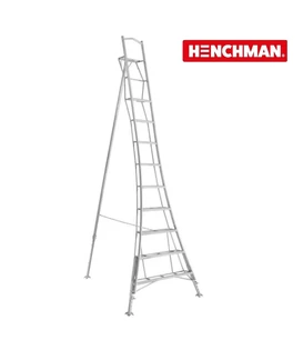 Henchman Gartenleiter 360 cm mit 3 Holme verstellbar