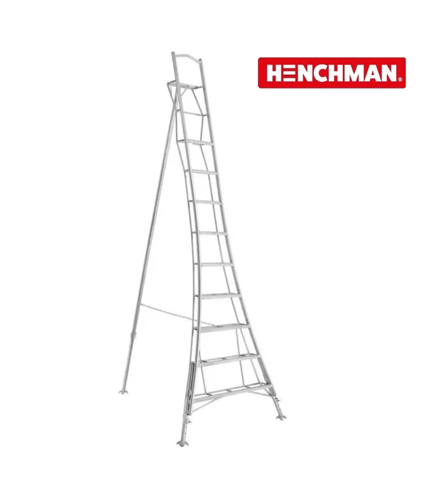 Henchman Henchman Gartenleiter 360 cm mit 3 Holme verstellbar