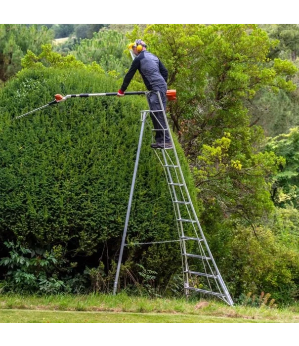 Henchman Henchman échelle de jardin 360 cm avec 3 pieds réglables