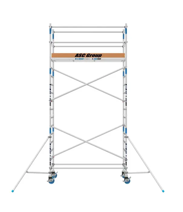 ASC ASC échafaudage roulant universel 90x190 6,2 m hauteur travail