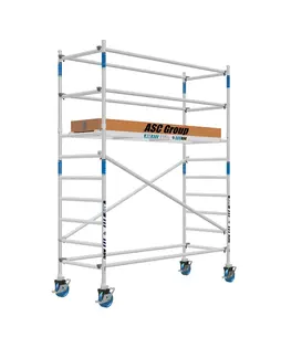 ASC échafaudage roulant universel 90x250 4,2 m hauteur travail