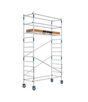 ASC échafaudage roulant universel 90x250 5,2 m hauteur travail