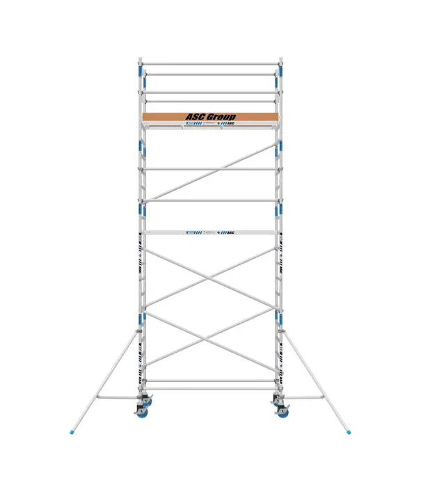 ASC ASC échafaudage roulant universel 90x250 7,2 m hauteur travail