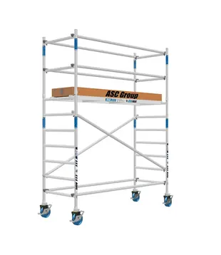 ASC échafaudage roulant universel 90x305 4,2 m hauteur travail