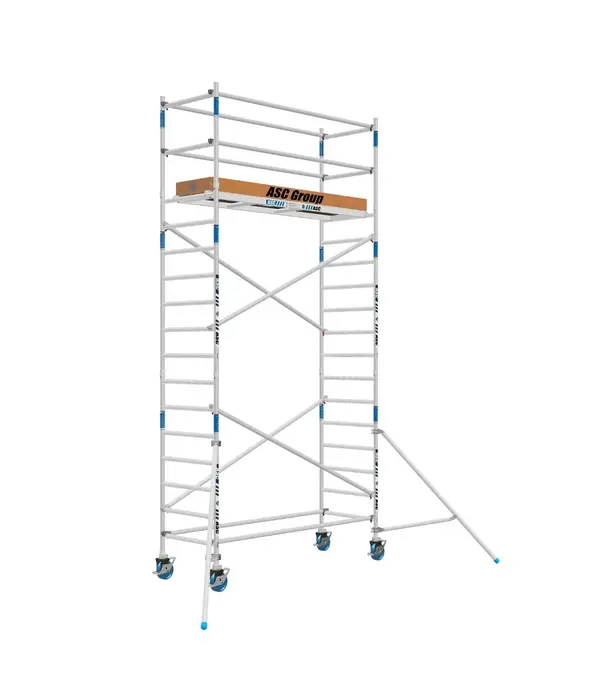 ASC ASC échafaudage roulant universel 90x305 6,2 m hauteur travail