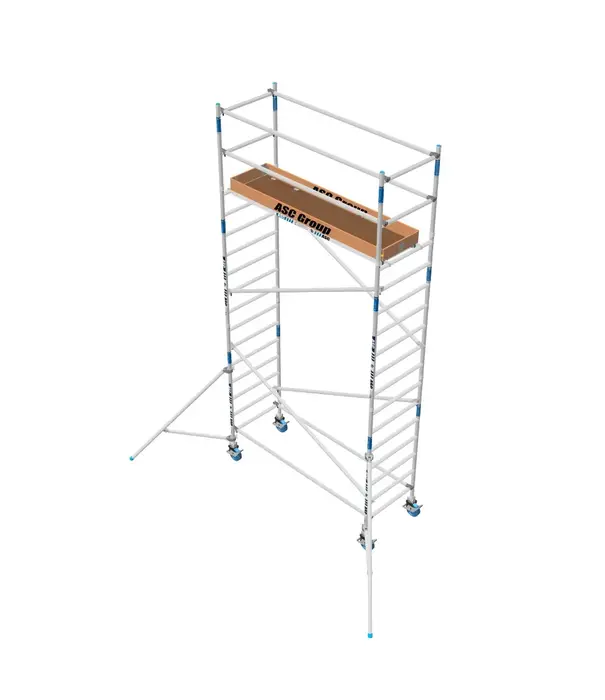 ASC ASC échafaudage roulant universel 90x305 6,2 m hauteur travail