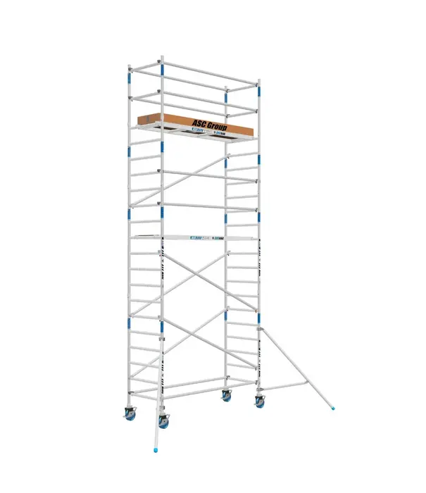 ASC ASC échafaudage roulant universel 90x305 7,2 m hauteur travail