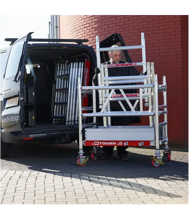 Altrex Altrex MiTOWER échafaudage roulant 1 personne hauteur de travail 4 m