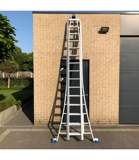 Solide glazenwasserladder 3x14 sporten