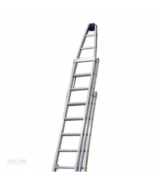 Solide Solide échelle laveur de vitre 3x14 échelons