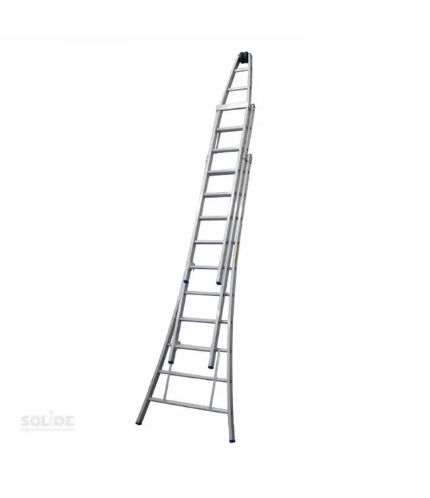 Solide Solide échelle laveur de vitre 3x12 échelons