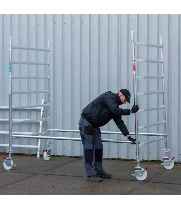 EuroScaffold Échafaudage roulant EuroScaffold Original 90x250 hauteur travail 4,2 m