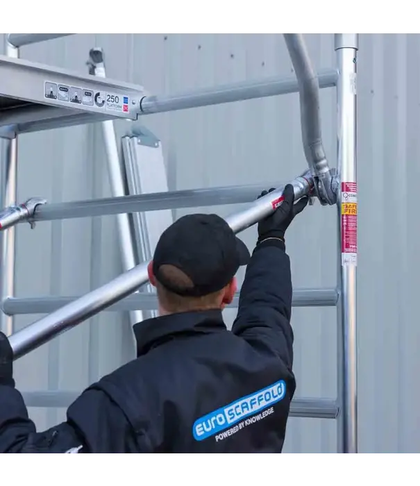 EuroScaffold Échafaudage roulant EuroScaffold Original 90x250 hauteur travail 4,2 m