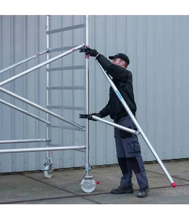 EuroScaffold EuroScaffold PRO échafaudage roulant 90x250 hauteur travail 5,2 m