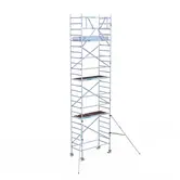 Échafaudage roulant EuroScaffold Original 90x190 hauteur travail 8,2 m