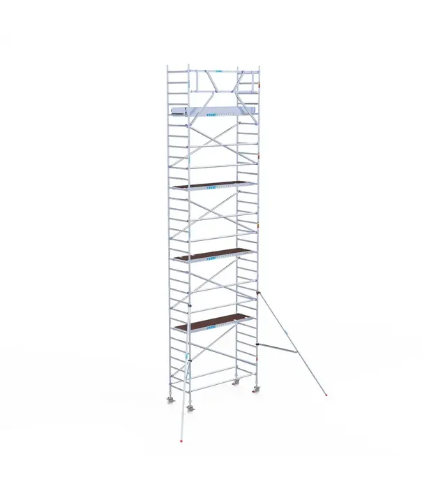 EuroScaffold Échafaudage roulant EuroScaffold Original 90x250 hauteur travail 10,2 m