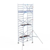 Échafaudage roulant EuroScaffold Original 135x190 hauteur travail 7,2 m