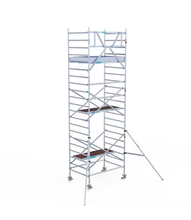 EuroScaffold PRO Rollgerüst 135x190 Arbeitshöhe 7,2 m