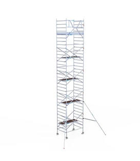 Échafaudage roulant EuroScaffold Original 135x190 hauteur travail 11,2 m