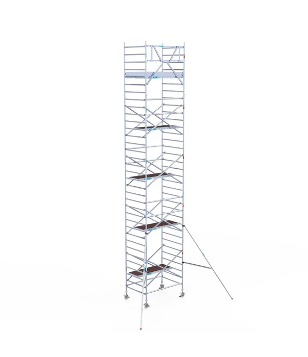 EuroScaffold Échafaudage roulant EuroScaffold Original 135x190 hauteur travail 11,2 m