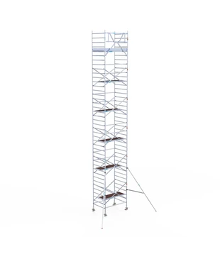 Échafaudage roulant EuroScaffold Original 135x190 hauteur travail 13,2 m