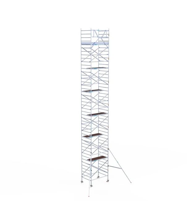 EuroScaffold Échafaudage roulant EuroScaffold Original 135x190 hauteur travail 14,2 m
