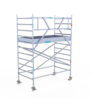 Échafaudage roulant EuroScaffold Original 135x250 hauteur travail 4,2 m