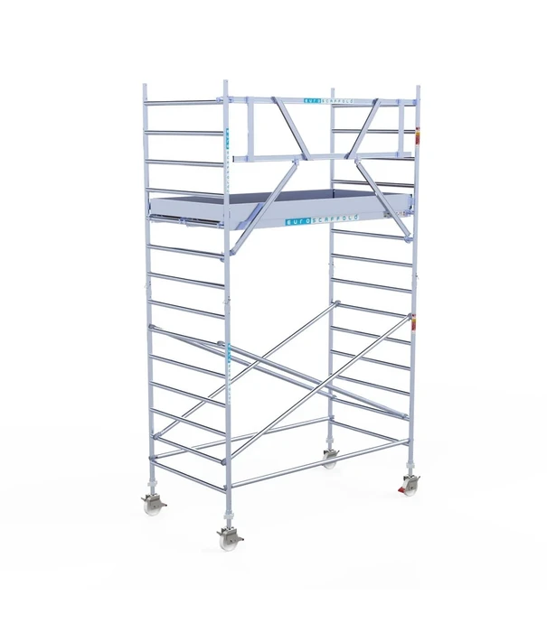 EuroScaffold Échafaudage roulant EuroScaffold Original 135x250 hauteur travail 5,2 m