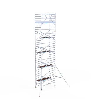 Échafaudage roulant EuroScaffold Original 135x250 hauteur travail 11,2 m