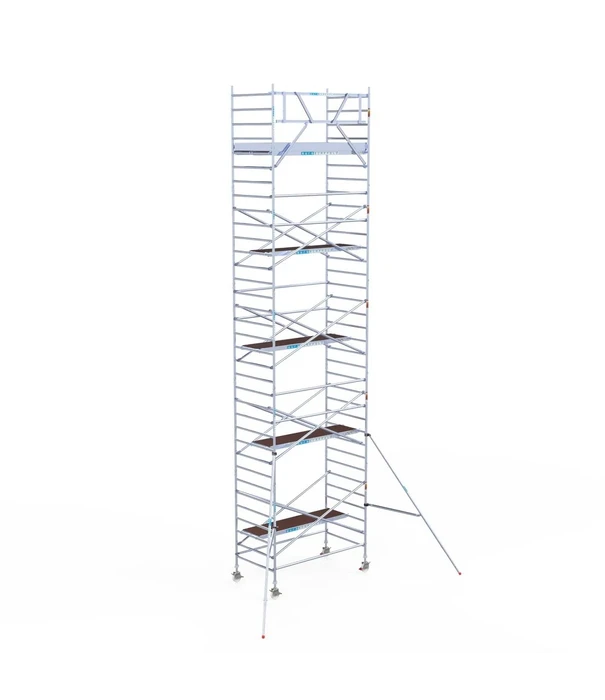 EuroScaffold EuroScaffold PRO échafaudage roulant 135x250 hauteur travail 11,2 m