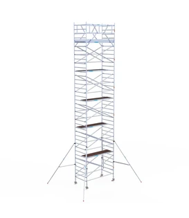 Échafaudage roulant EuroScaffold Original 135x250 hauteur travail 12,2 m