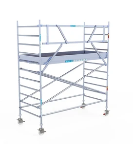 Échafaudage roulant EuroScaffold Original 135x305 hauteur travail 4,2 m