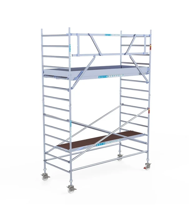 EuroScaffold Échafaudage roulant EuroScaffold Original 135x305 hauteur travail 5,2 m