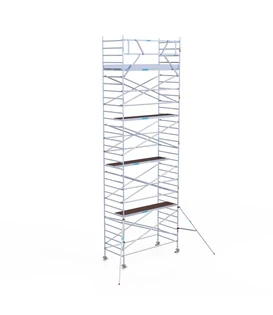 Échafaudage roulant EuroScaffold Original 135x305 hauteur travail 10,2 m