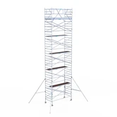 EuroScaffold PRO échafaudage roulant 135x305 hauteur travail 12,2 m