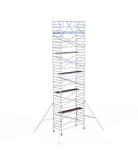 Échafaudage roulant EuroScaffold Original 135x305 hauteur travail 12,2 m