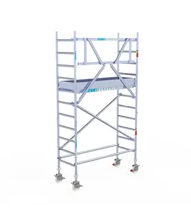 EuroScaffold rolsteiger Original 75x190 werkhoogte 4,2 m